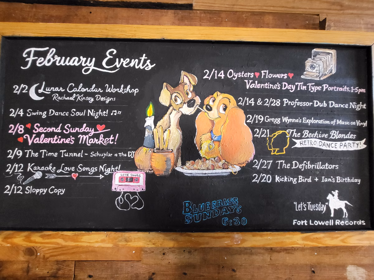 february events! at Block Taco downtown Wilmington NC