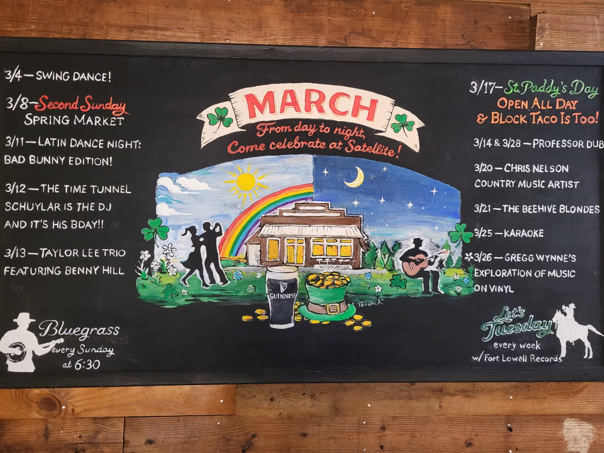 March Events! at Block Taco downtown Wilmington NC