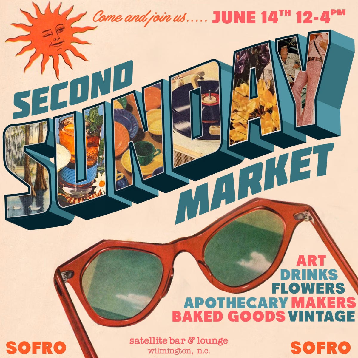 Second Sunday Market at Block Taco downtown Wilmington NC